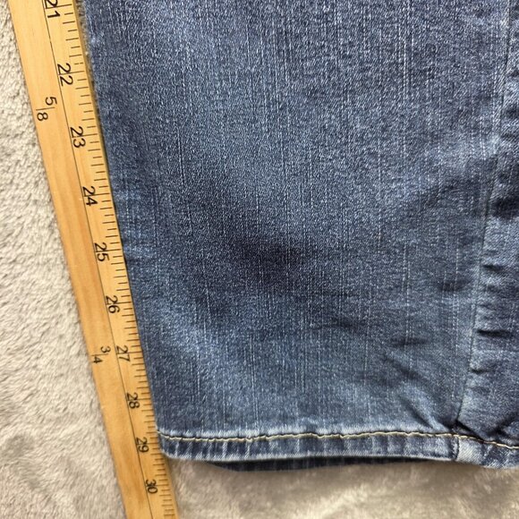 Silver Jeans Authentic Jeans Womens 10 Blue Curvy Mid Slim Straight Denim L27 - Picture 9 of 11